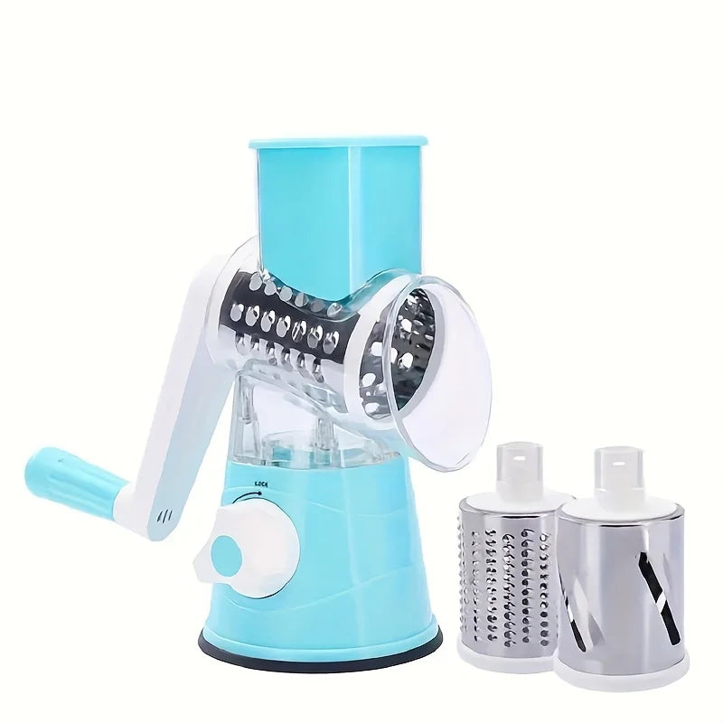 Vegetable & Fruit Slicer: Efficient Drum Grater Cutter