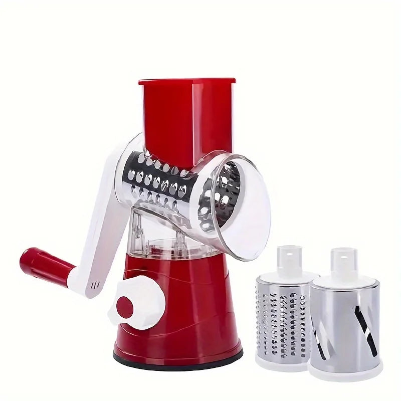 Vegetable & Fruit Slicer: Efficient Drum Grater Cutter