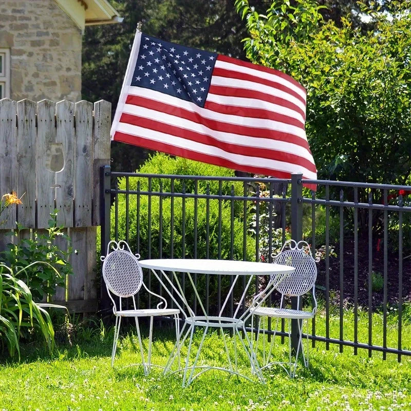 American Flag Heavy Duty Nylon - Embroidered Stars & Stripes