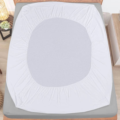 Waterproof Bamboo Mattress Protector - Soft, Breathable, Quiet